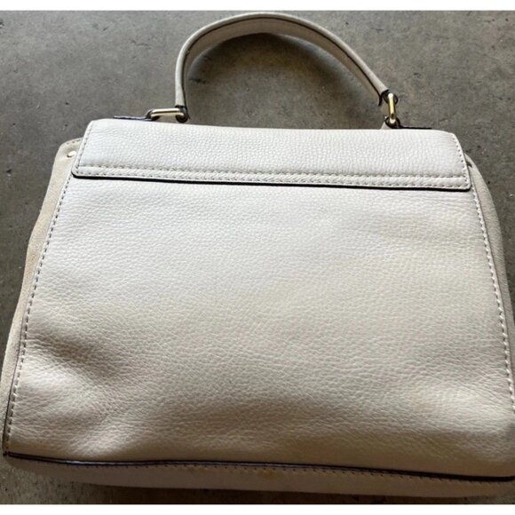 Kate Spade New York MAGNOLIA PARK LARGE LAUREL Tote Leather Bag Purse Cream - Picture 6 of 16